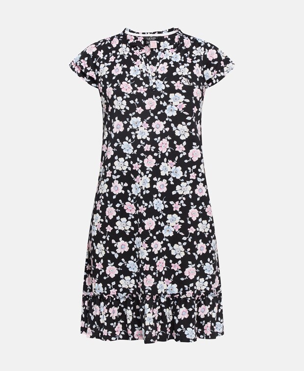

Ночная рубашка Lauren Ralph Lauren, икра черная