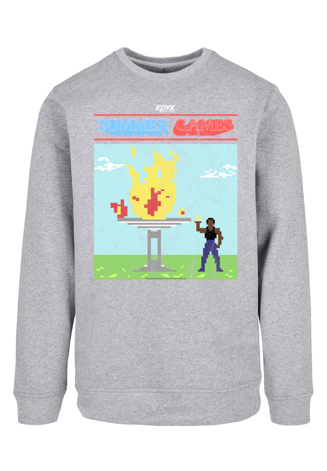 

Пуловер F4NT4STIC Sweatshirt Retro Gaming Summer Games, цвет grau meliert
