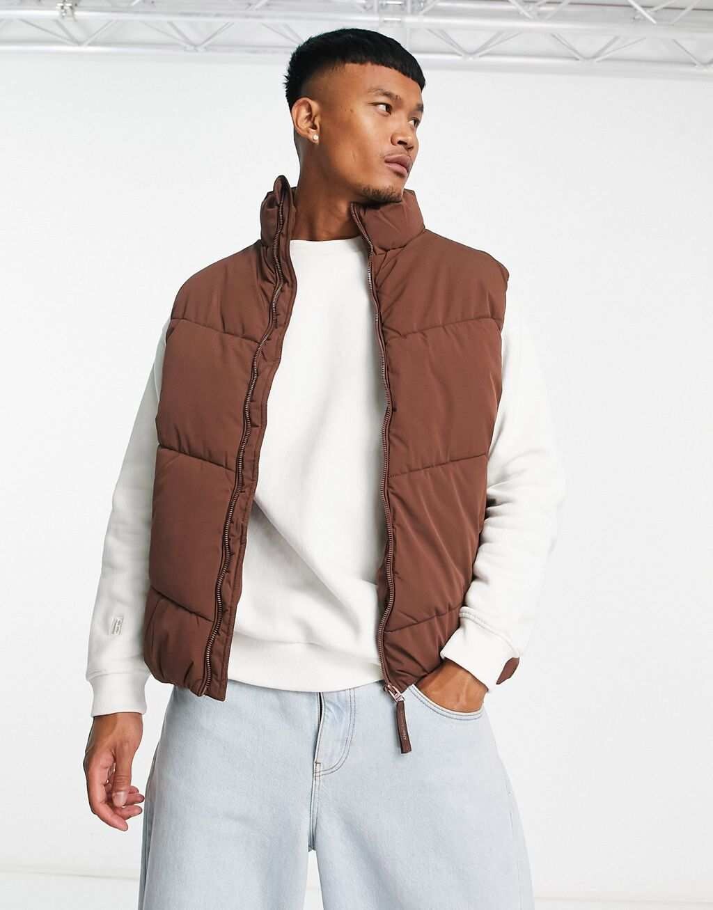 

Коричневый пуховик Bershka эксклюзивно на ASOS