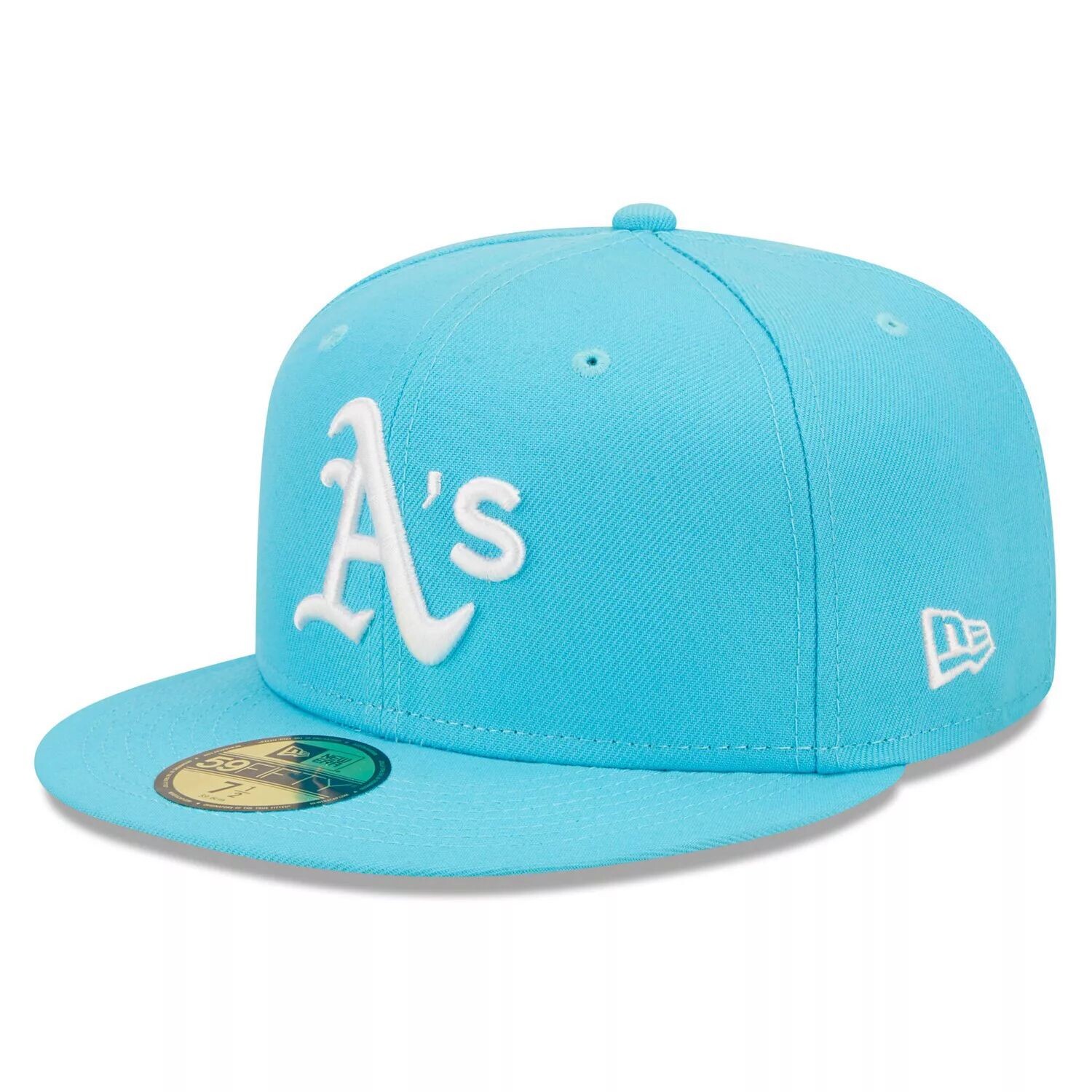 

Мужская кепка New Era Blue Oakland Athletics Vice Highlighter Logo 59FIFTY