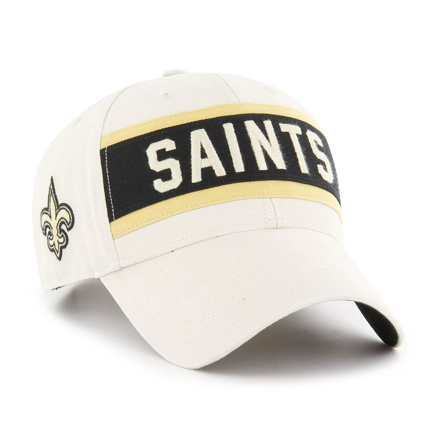 Мужская кремовая регулируемая кепка '47 New Orleans Saints Crossroad MVP