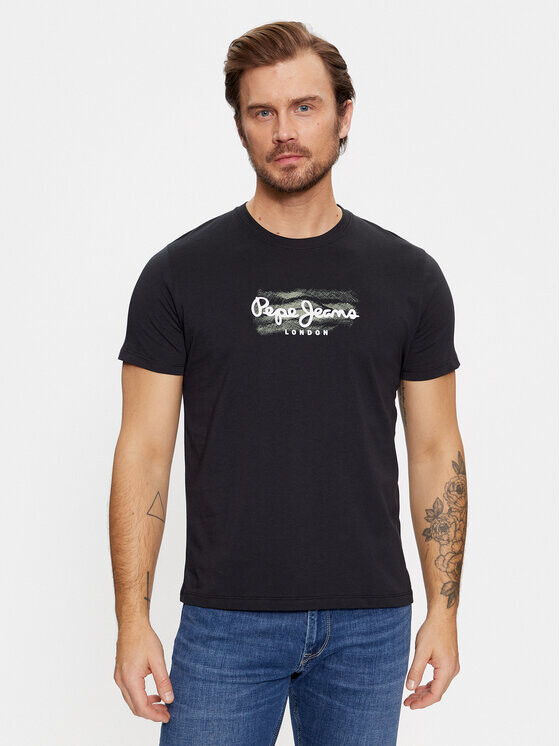 

Футболка стандартного кроя Pepe Jeans, черный