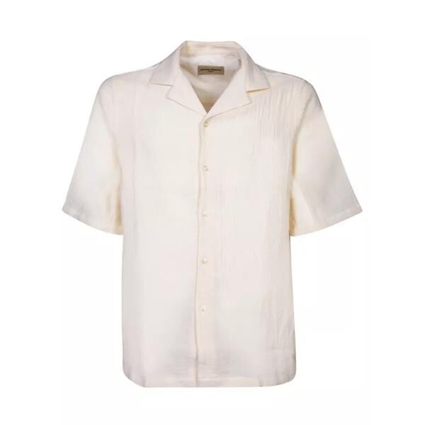 футболка dark eren shirt officine generale серый Футболка cotton shirt Officine Generale, белый