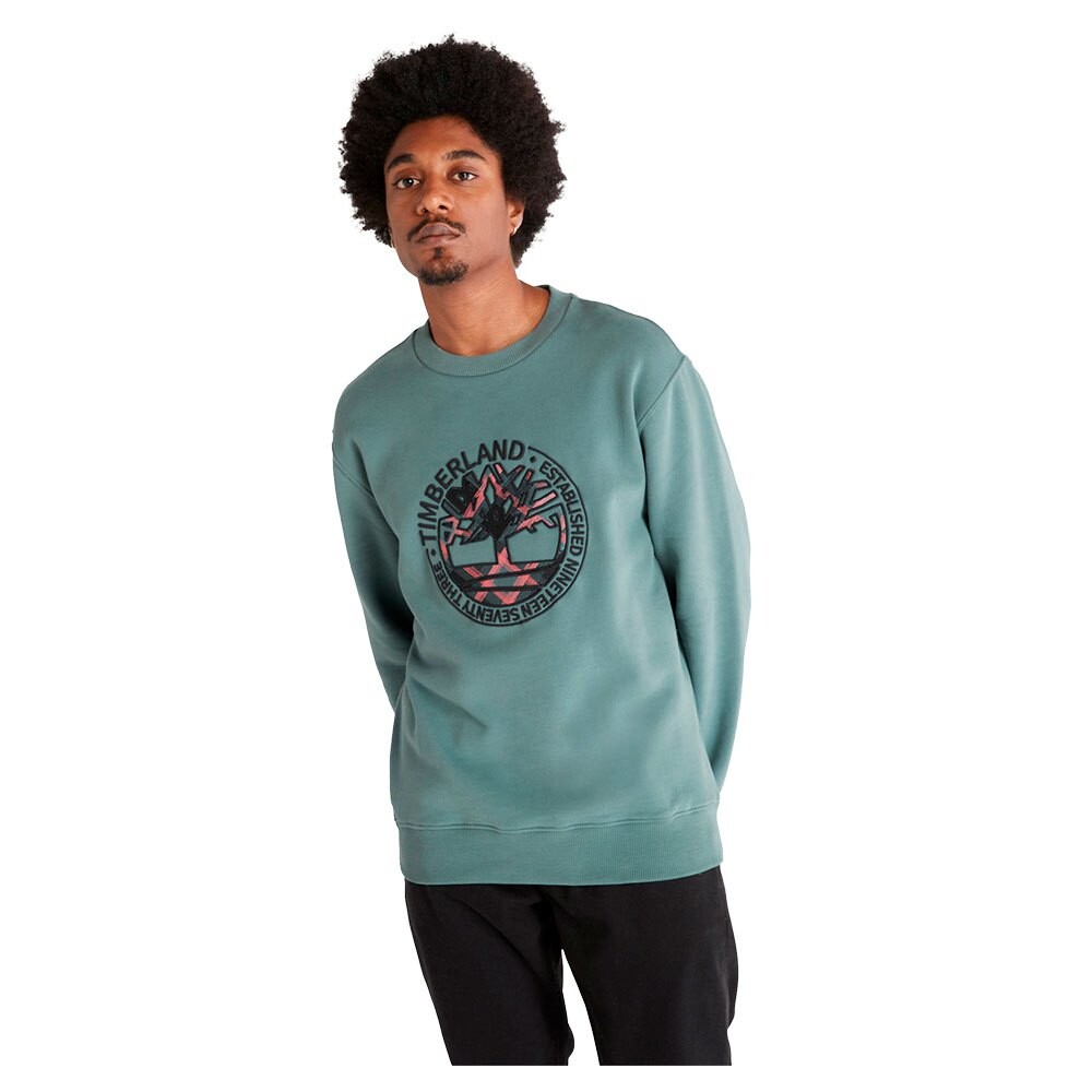 

Толстовка Timberland Little Cold Crew, зеленый