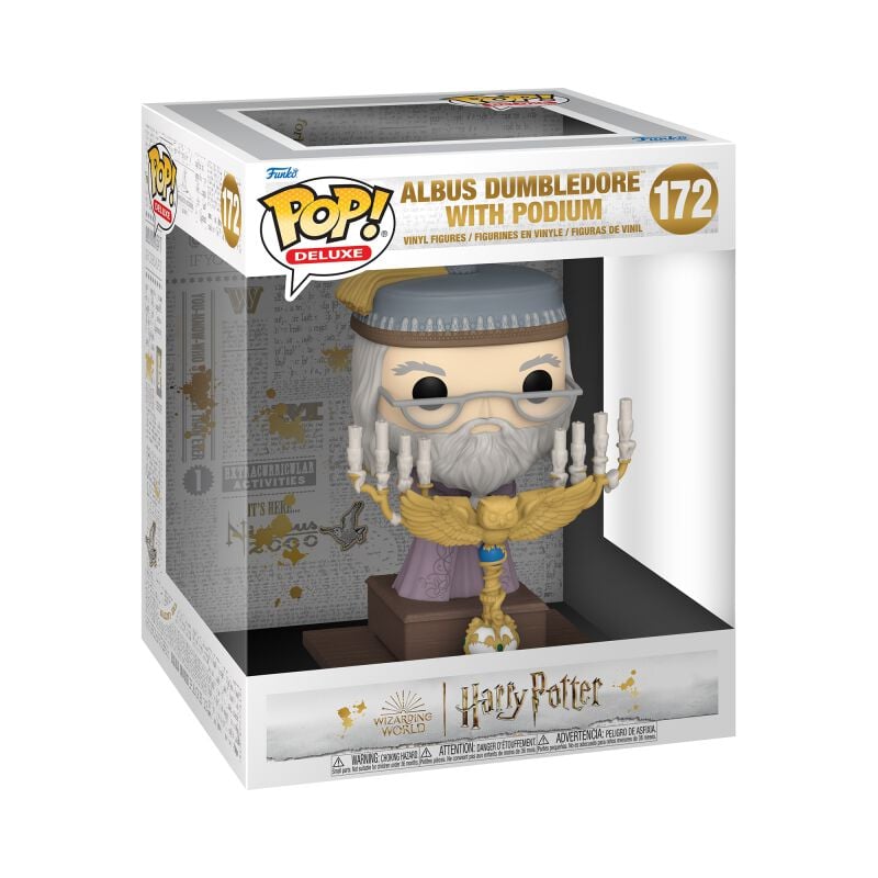 

Виниловая фигурка Albus Dumbledore with Podium (Pop! Deluxe) Vinyl Figur 172 от Harry Potter