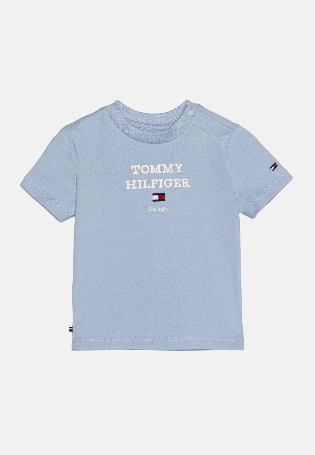

Футболка с принтом BABY LOGO TEE UNISEX Tommy Hilfiger, цвет breezy blue