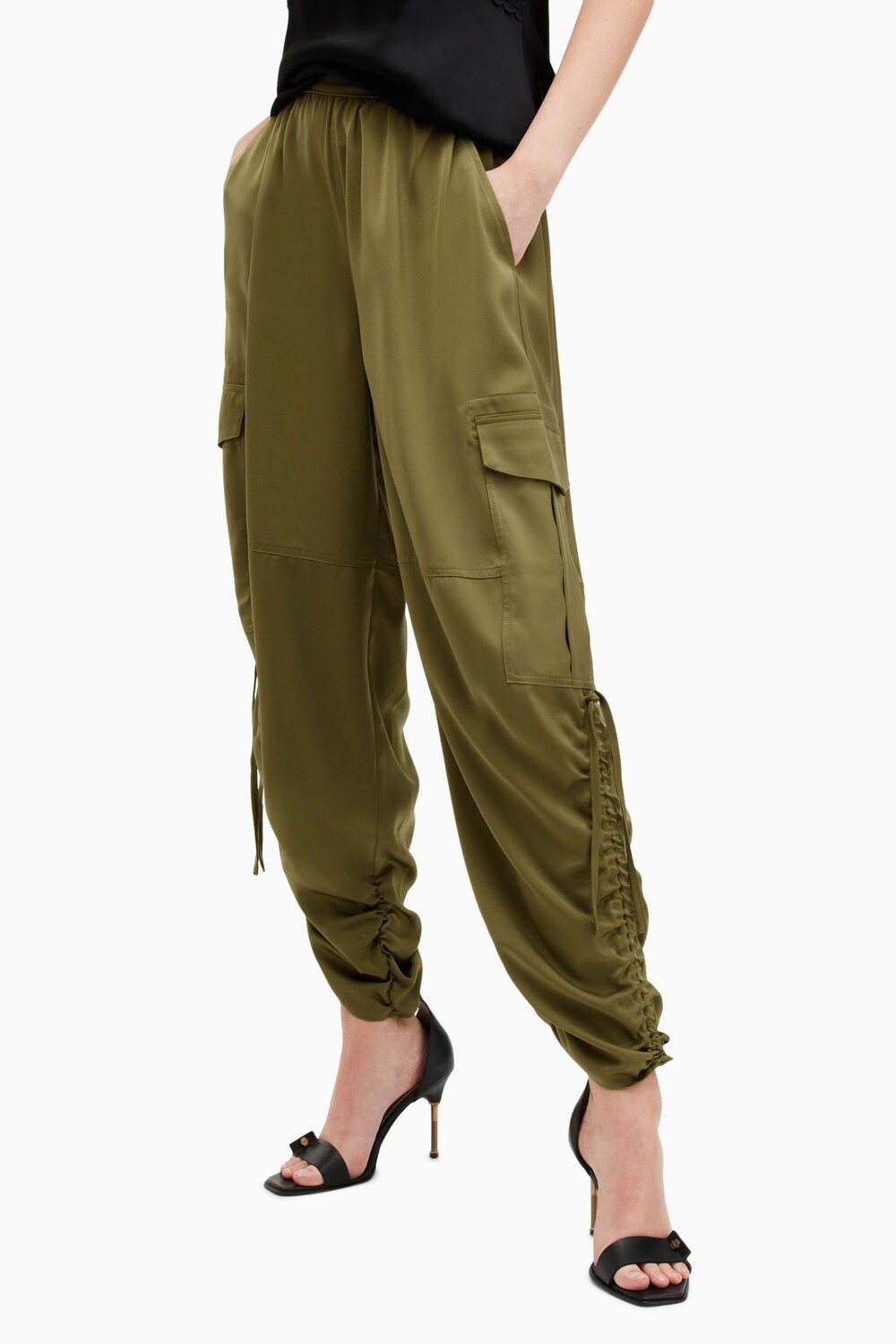 

Брюки Allsaints Kaye All Saints, зеленый