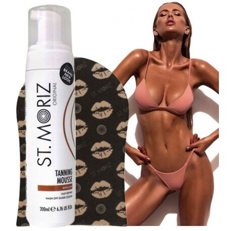 

Пена для автозагара St Moriz Medium + НАБОР перчаток, St. Moriz