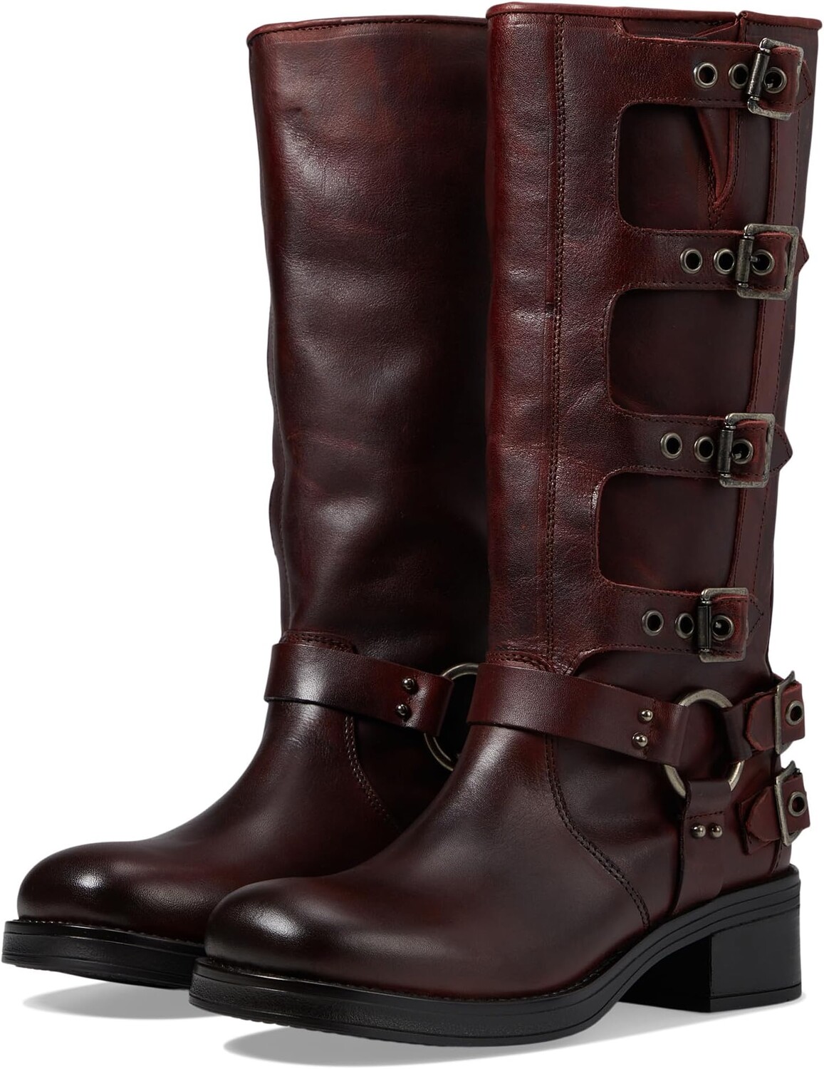 

Мотоботинки Brocks Boot Steve Madden, цвет Burgundy Leather