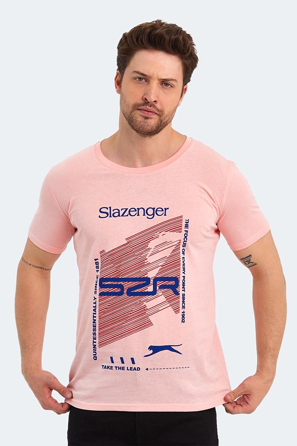 

KALJU Мужская футболка лосось SLAZENGER