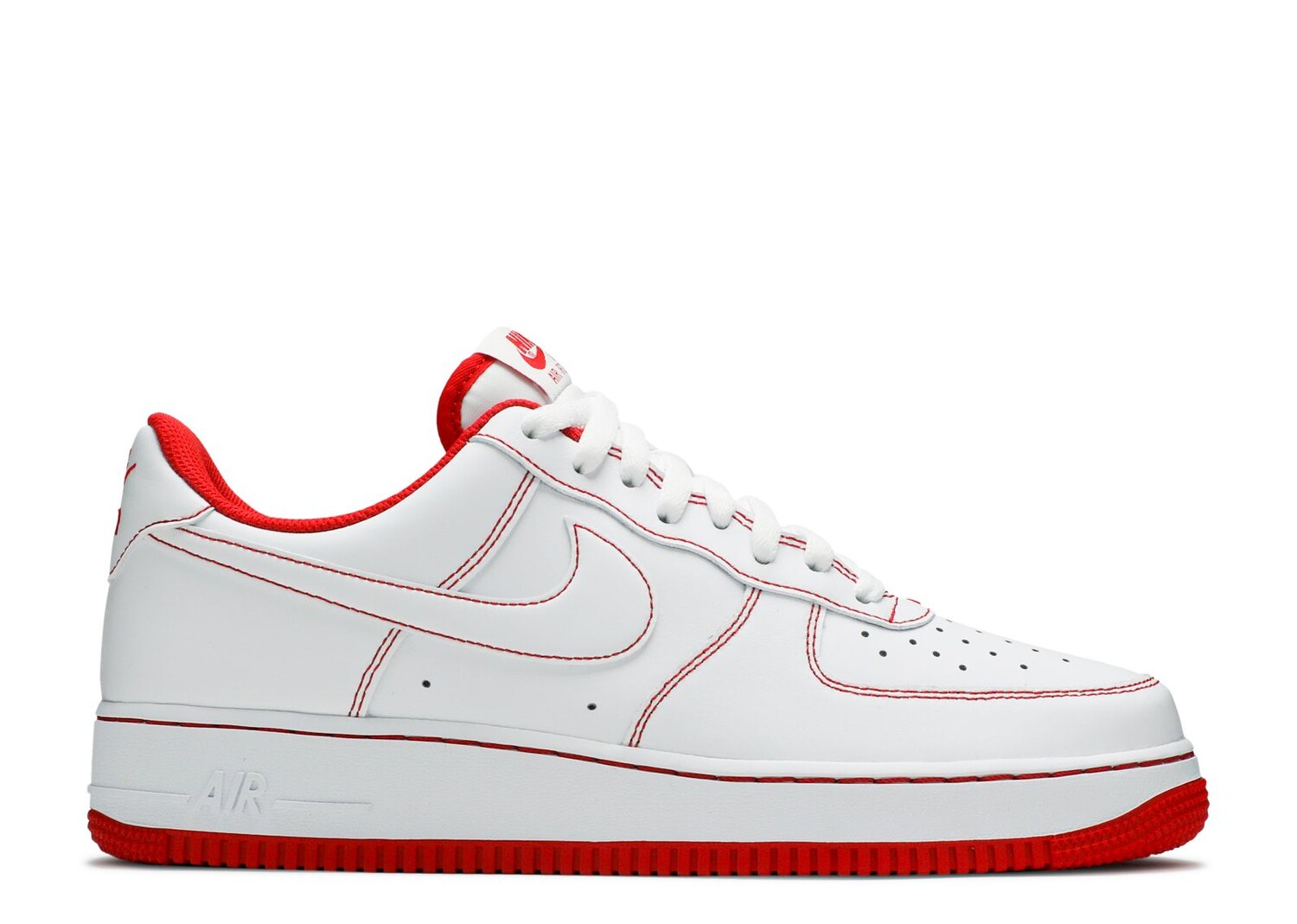 

Кроссовки Nike Air Force 1 '07 'Contrast Stitch - White University Red', белый
