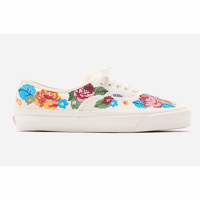 

Аутентичные мужские кроссовки nadelpoint 44 dx flowers e Vans, белый