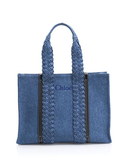 Большая большая сумка Woody Chloe, цвет Blue цена и фото