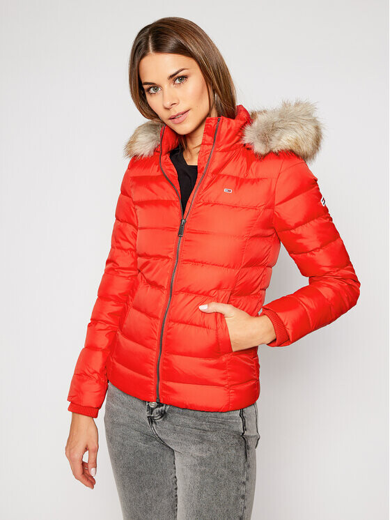 

Пуховик Tommy Hilfiger, красный