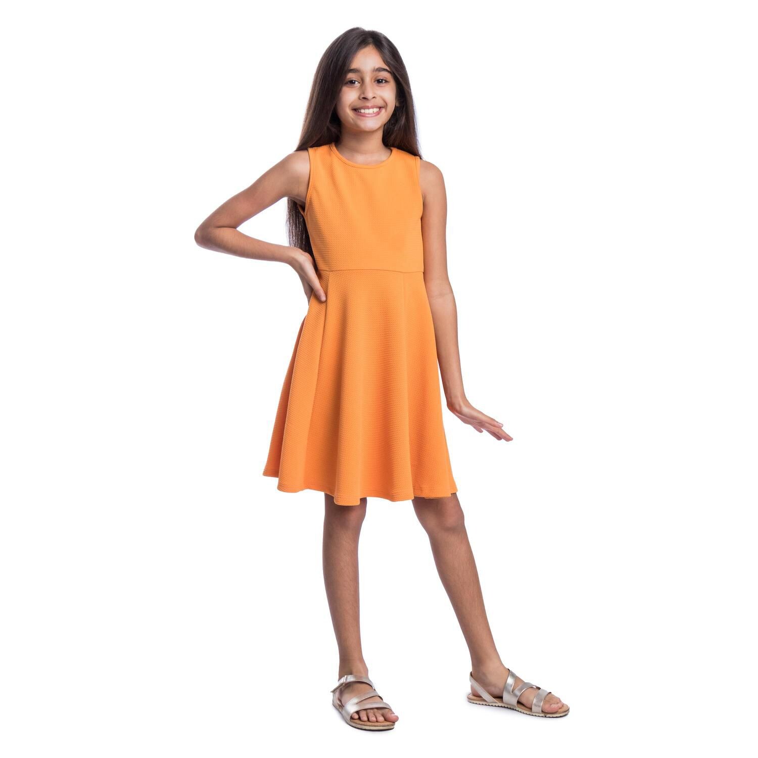 

Расклешенное платье длиной до колена без рукавов для девочек 247 Comfort Kids