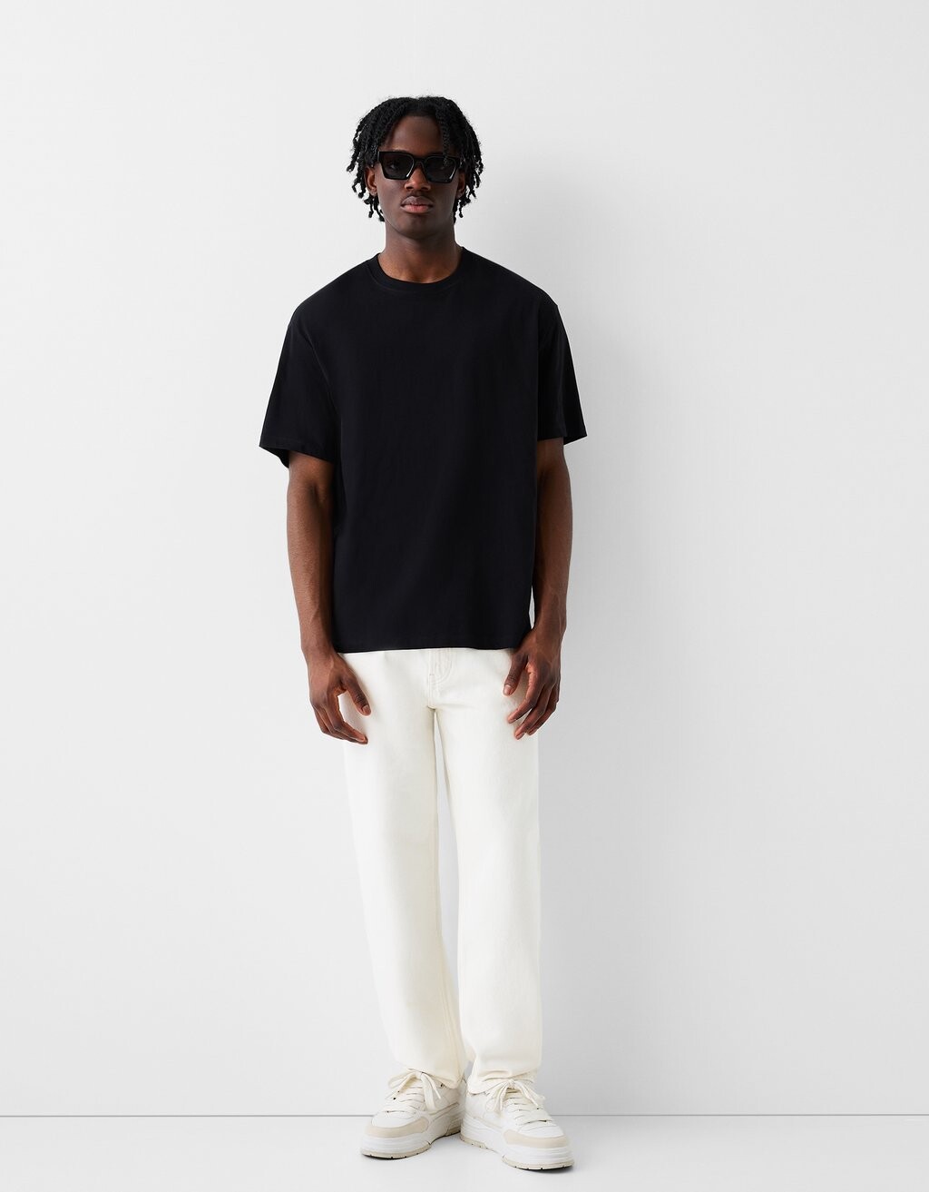

Джинсы-сигареты Bershka, белые