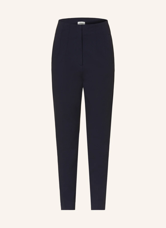 

Брюки из джерси S.Oliver Black Label, синий, Белый