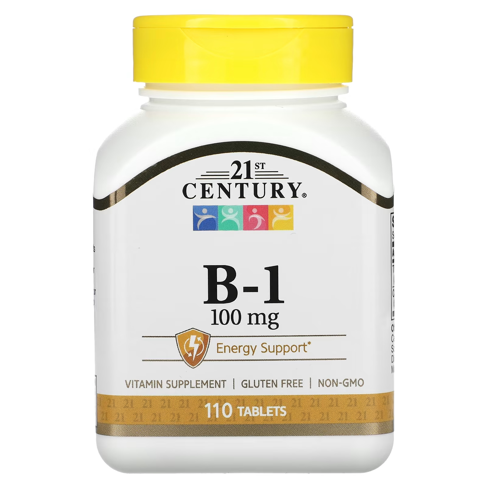 Витаминная добавка 21st Century B-1 100 мг, 110 таблеток 21st century в6 100 мг 110 таблеток