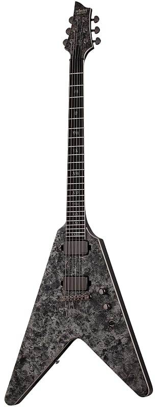 Электрогитара Schecter 914 Body Count Juan of the Dead V-1 Electric Guitar - Black Reign