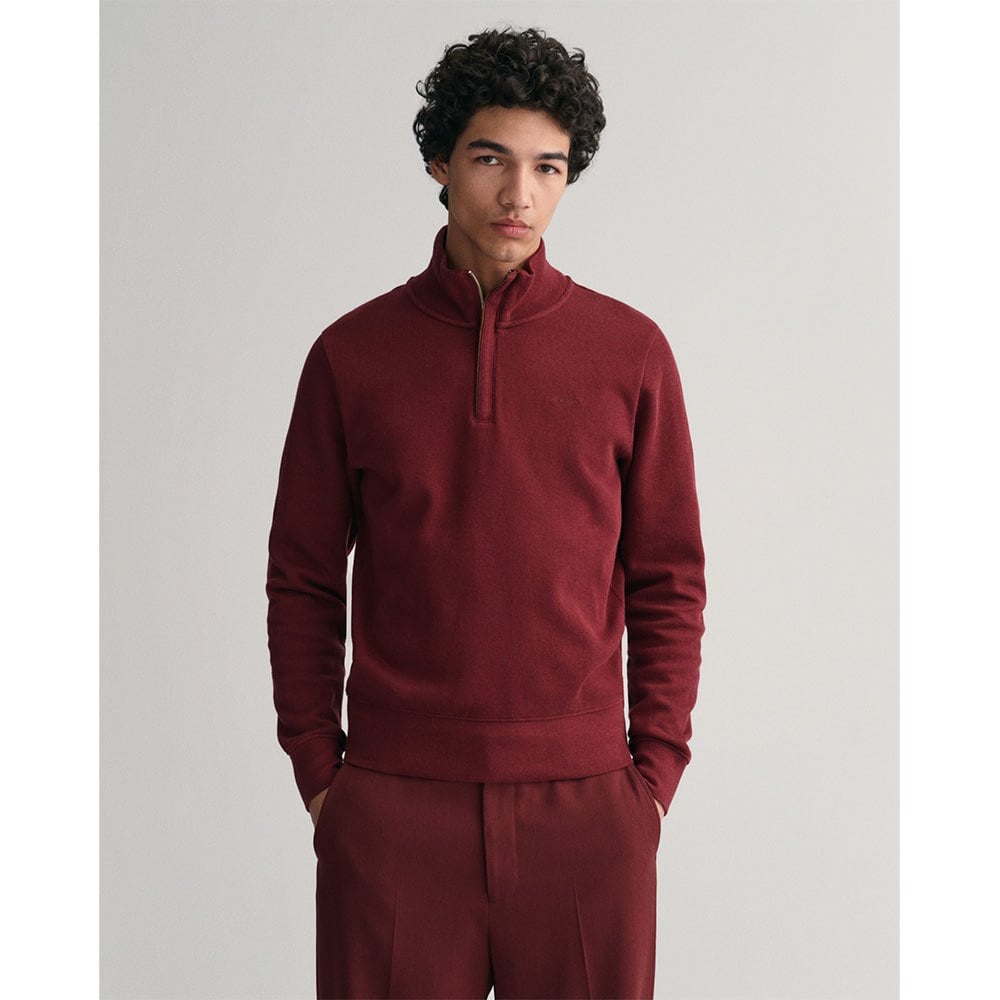 

Свитер Gant Sacker Rib Half Zip, красный