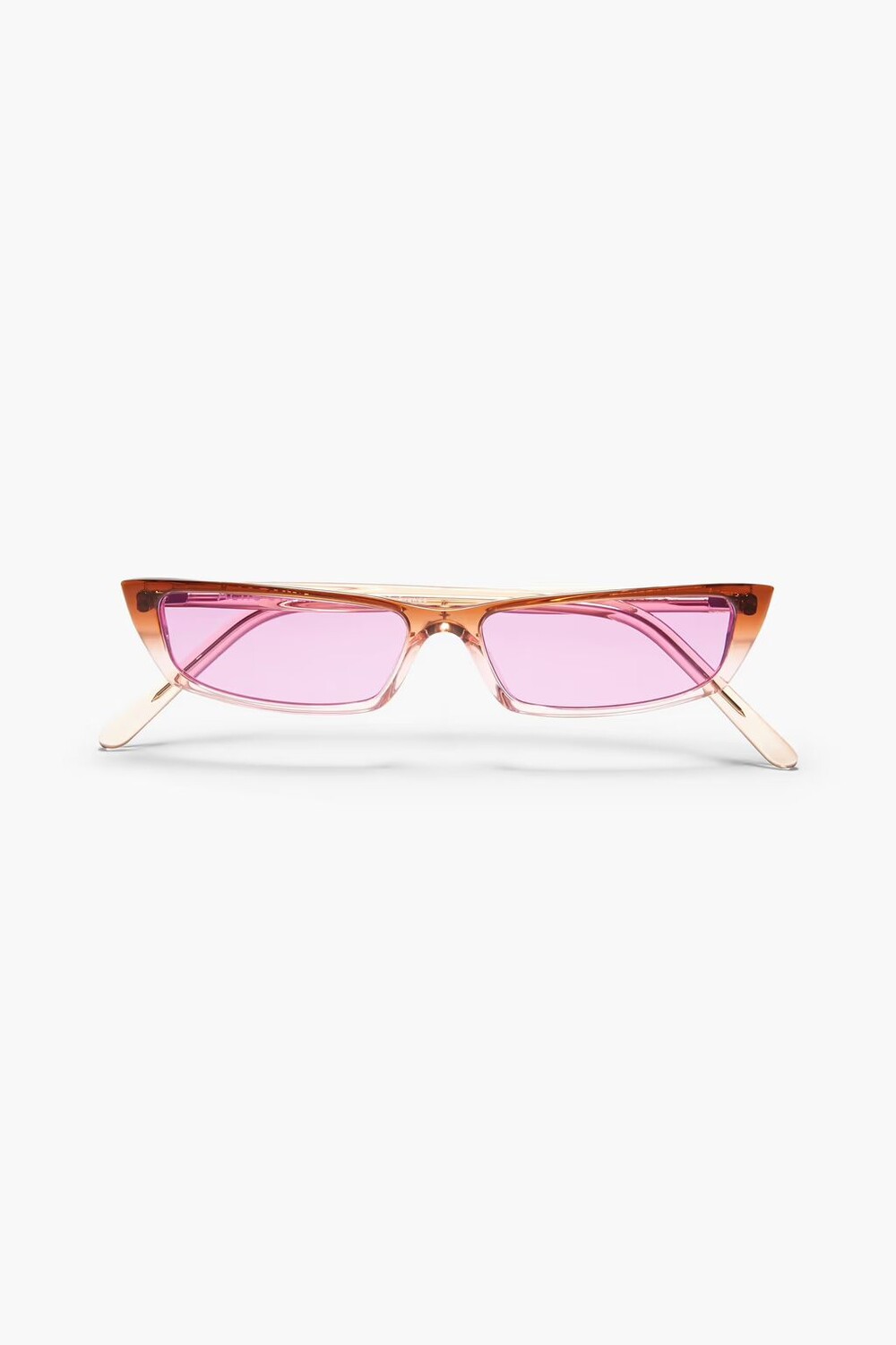 

Солнцезащитные очки из ацетата в прямоугольной оправе Acne Studios, коричневый
