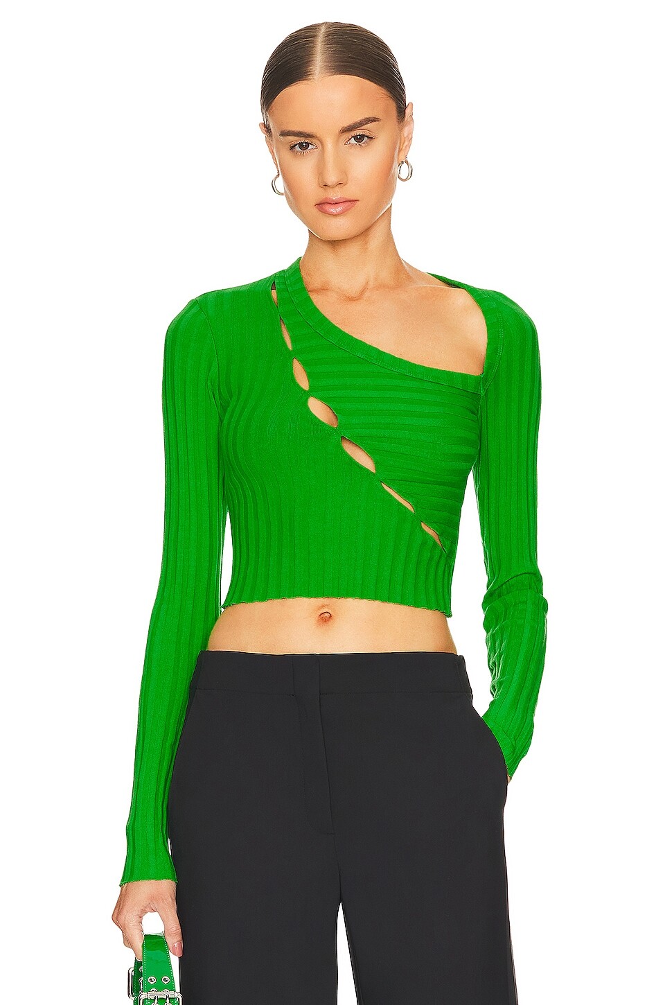 

Рубашка COTTON CITIZEN The Capri Crop, лаймовый