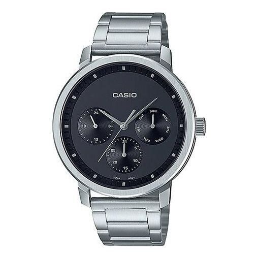 

Часы Casio Dress Analog Watch 'Black Silver Metallic', черный