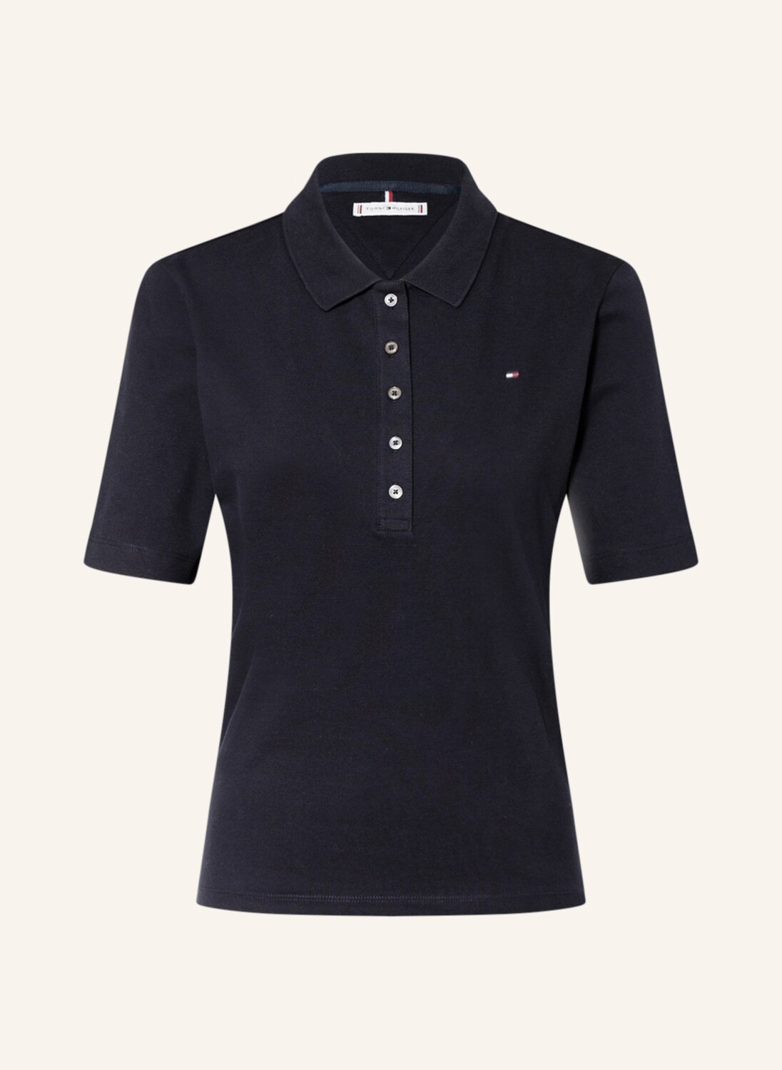 

Рубашка поло TOMMY HILFIGER Piqué, темно-синий