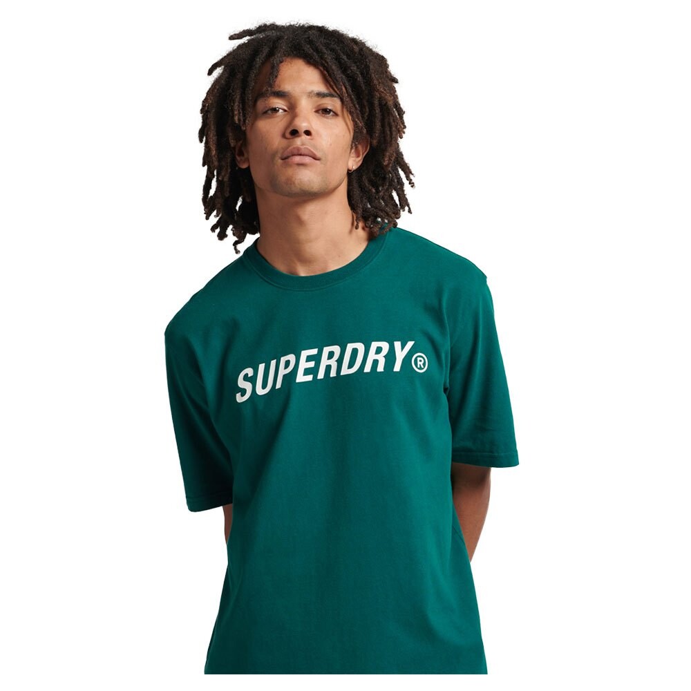

Футболка Superdry Code Core Sport T-shirt, зеленый
