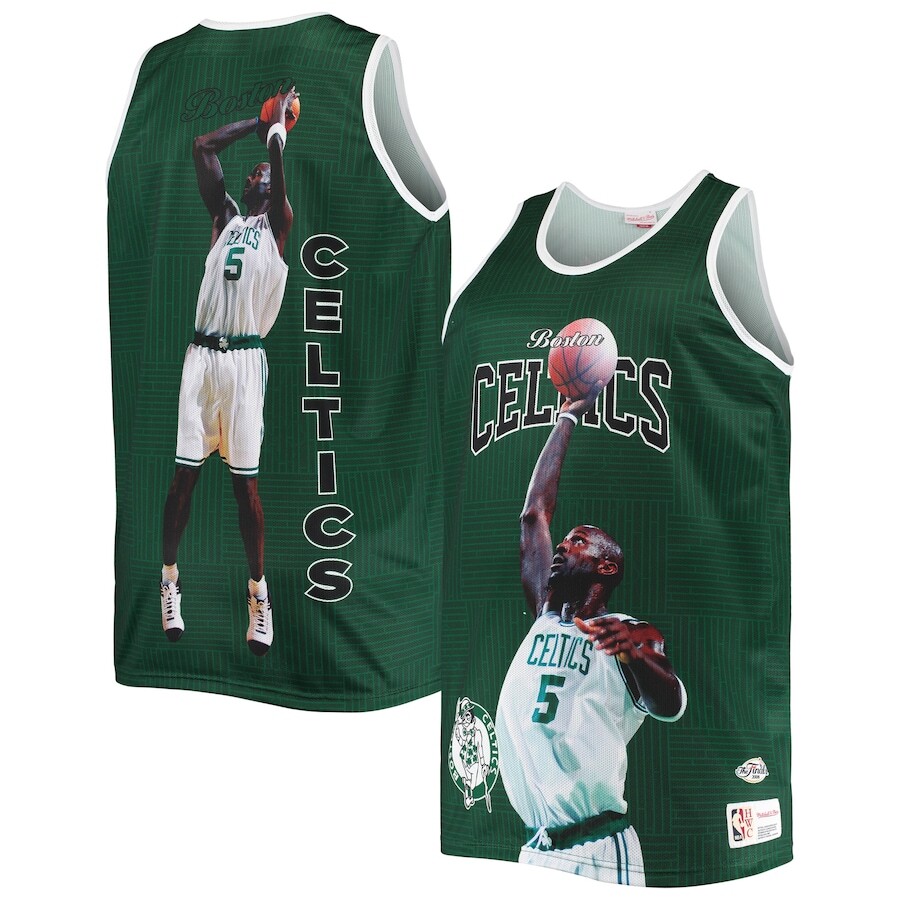 

Майка Mitchell & Ness Boston Celtics, зеленый