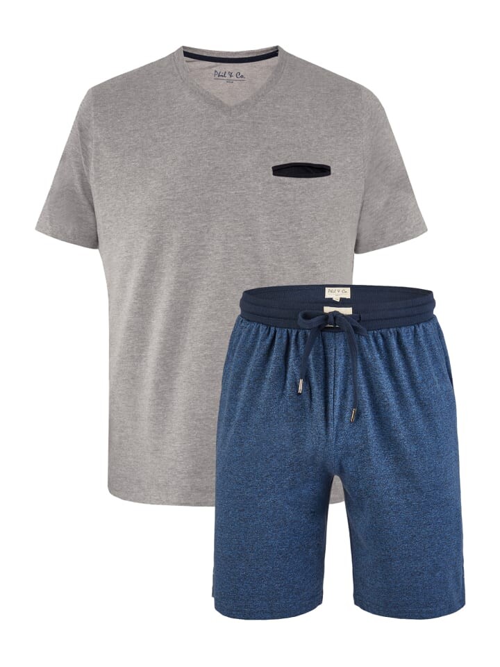 

Ночное белье Phil & Co. Berlin, цвет grau/navy, Серый, Ночное белье Phil & Co. Berlin, цвет grau/navy