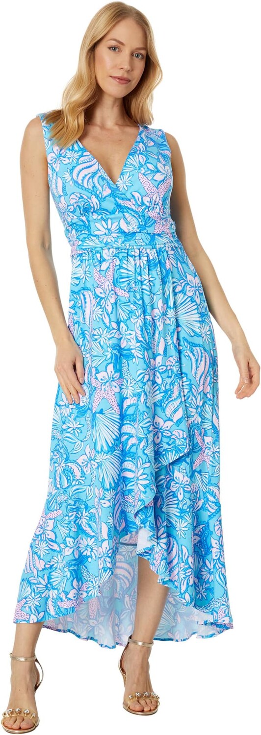 

Платье Моана Макси Lilly Pulitzer, цвет Amalfi Blue Sound The Sirens