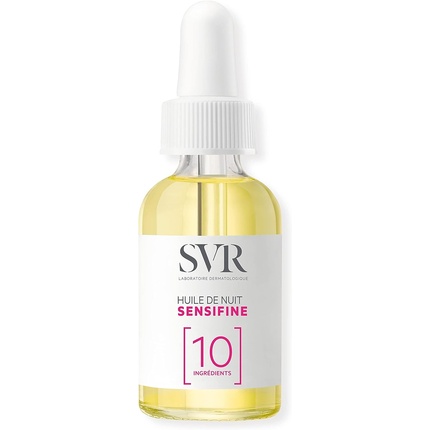 Sensifine Питательное успокаивающее ночное масло для лица для сухой, чувствительной, склонной к аллергии, реактивной кожи 30 мл, Svr