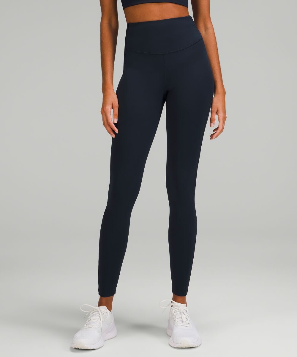 

Леггинсы с высокой посадкой Base Pace Lululemon, нави