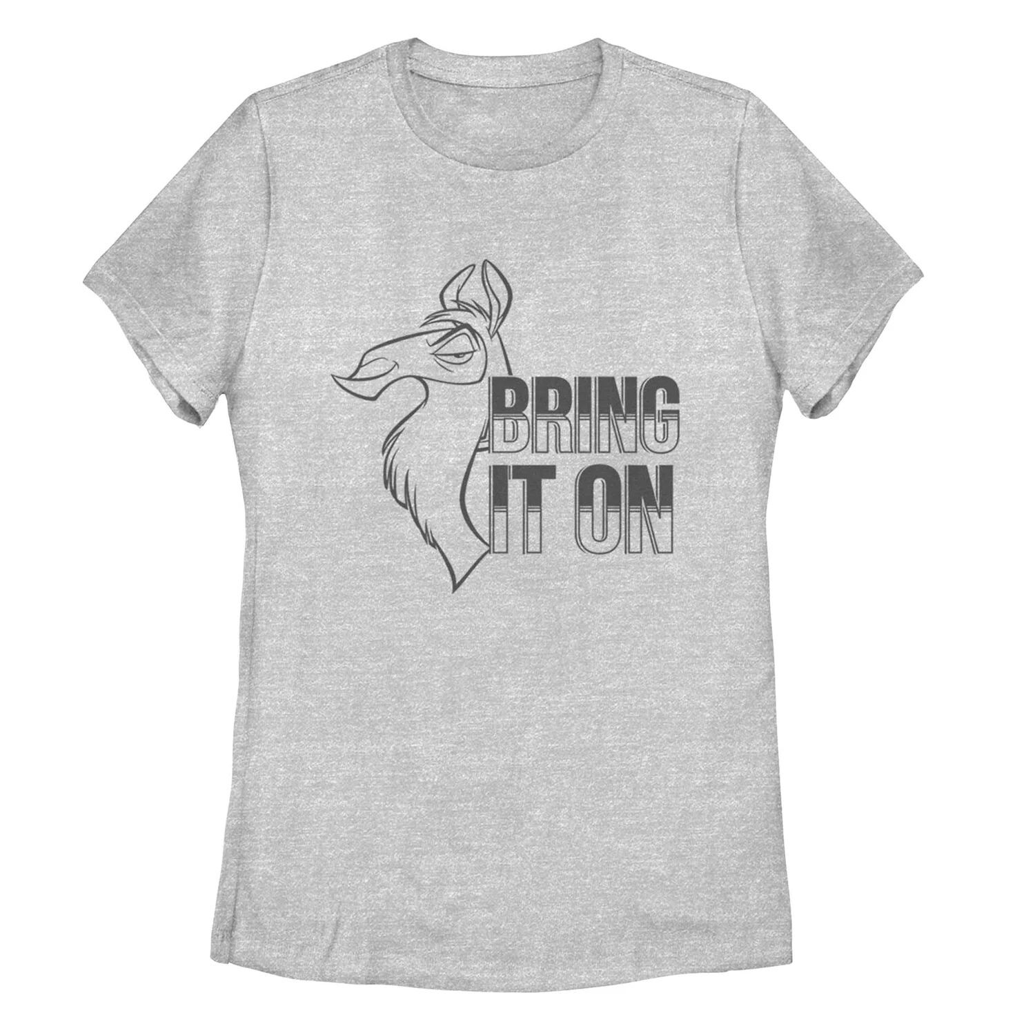 

Футболка Juniors' Emperor's New Groove Kuzco Bring It On Outline Licensed Character