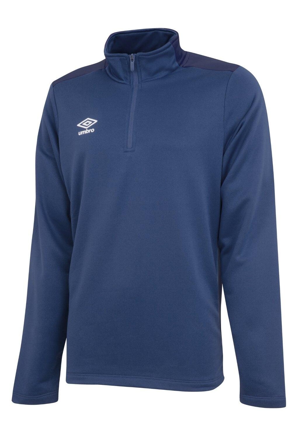 

Толстовка с полумолнией Umbro, темно-синий
