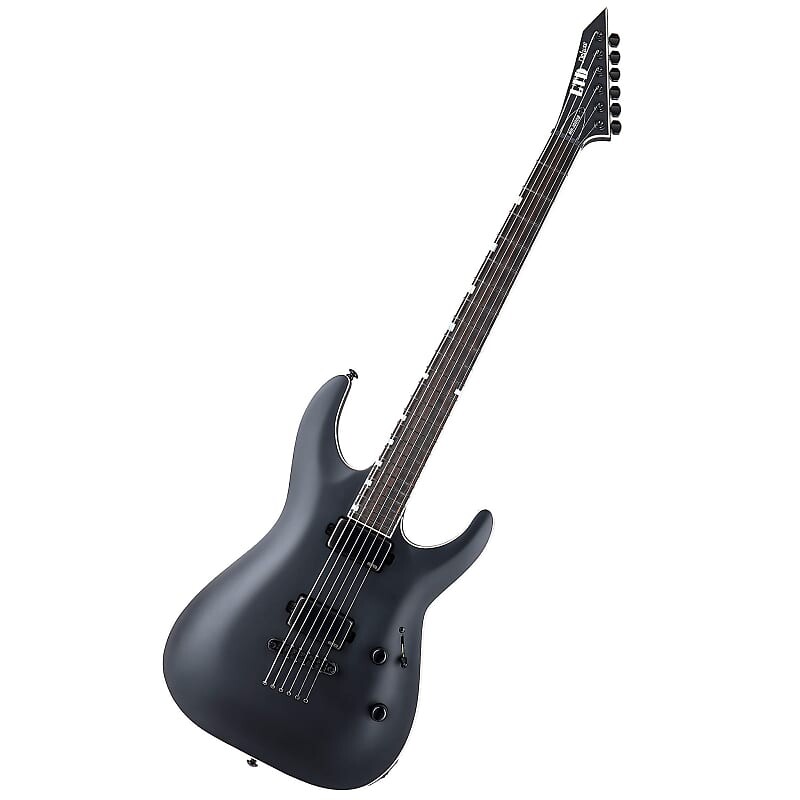 

Электрогитара ESP LTD MH-1000 Baritone EMG Guitar – Black Satin