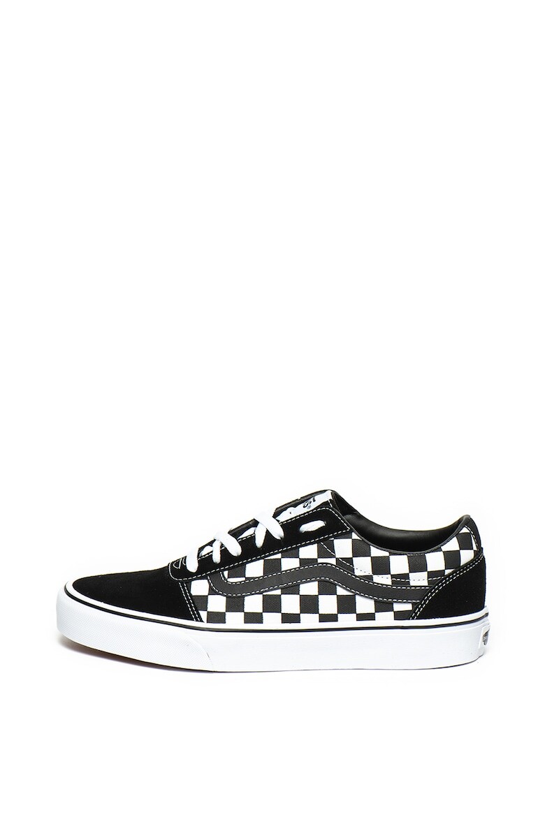 

Замшевые кроссовки Ward в клетку Vans, черный