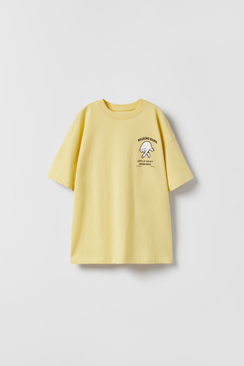 

Футболка с принтом Zara, желтый