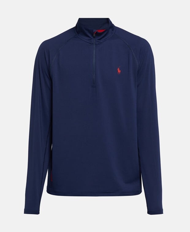 

Топ с длинными рукавами Polo Ralph Lauren, темно-синий
