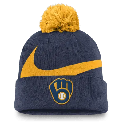 

Шапка Nike Milwaukee Brewers Peak, темно-синий