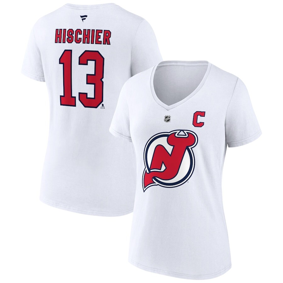 

Футболка с коротким рукавом Fanatics Branded New Jersey Devils, белый