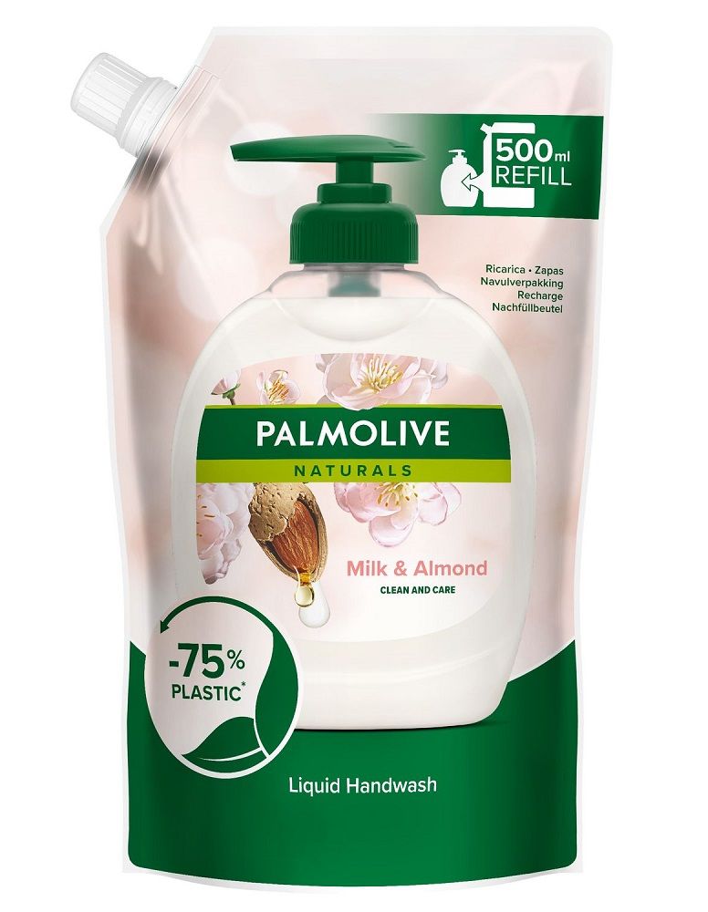 цена Palmolive Naturals Milk & Almond жидкое мыло, 500 ml