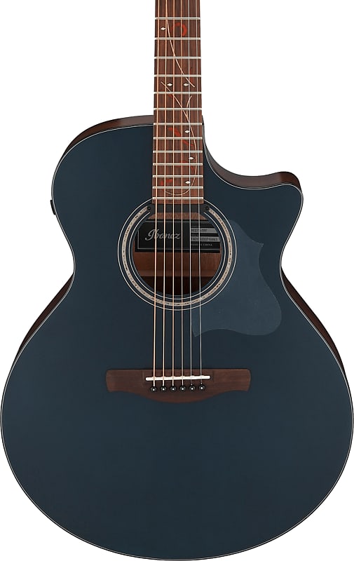 Акустическая гитара Ibanez AE275 Acoustic-Electric Guitar, Bark Tide Blue Flat