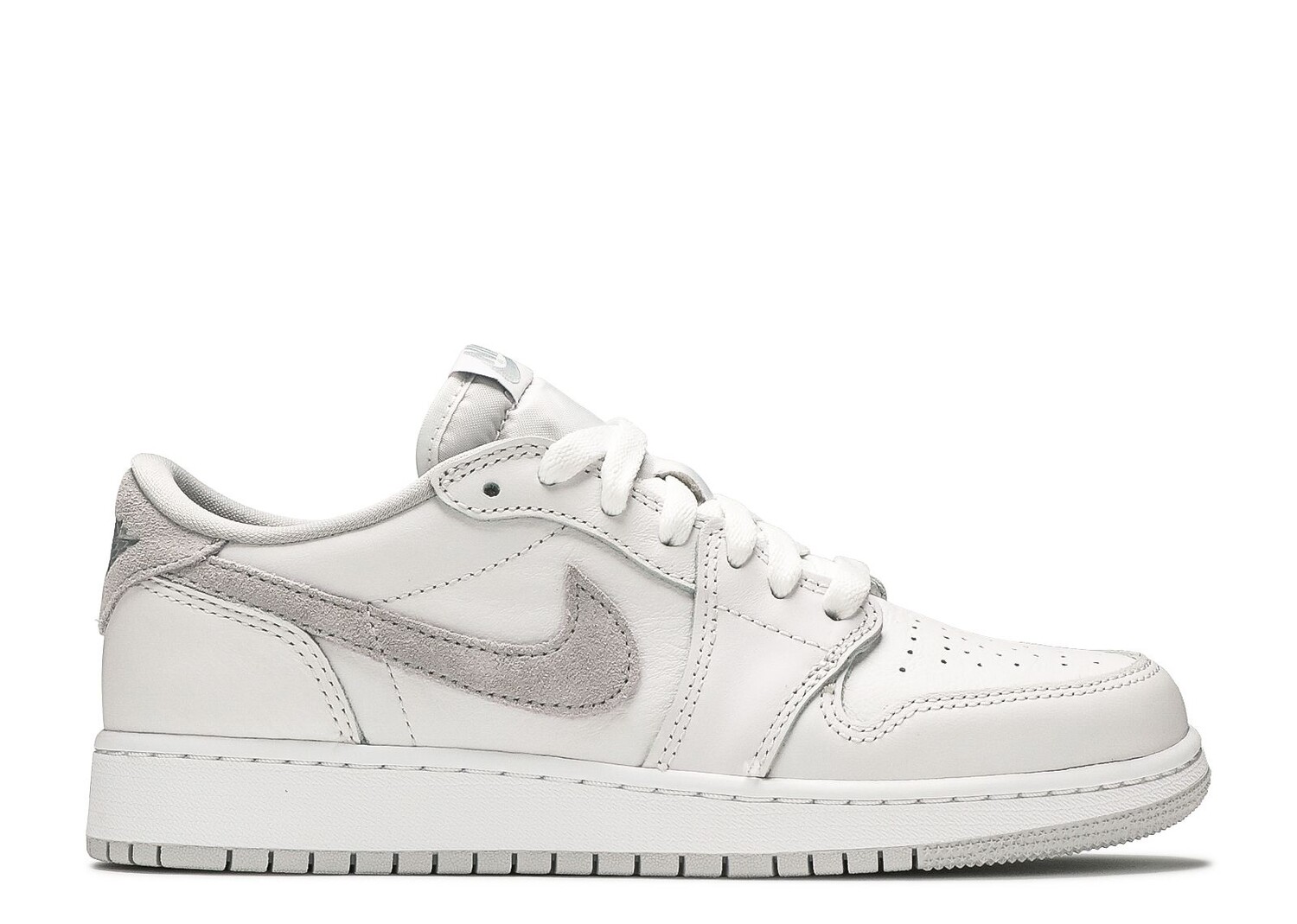 Кроссовки Air Jordan Air Jordan 1 Retro Low Og Gs 'Neutral Grey' 2021, белый кроссовки air jordan union la x air jordan 1 ko low white neutral grey белый