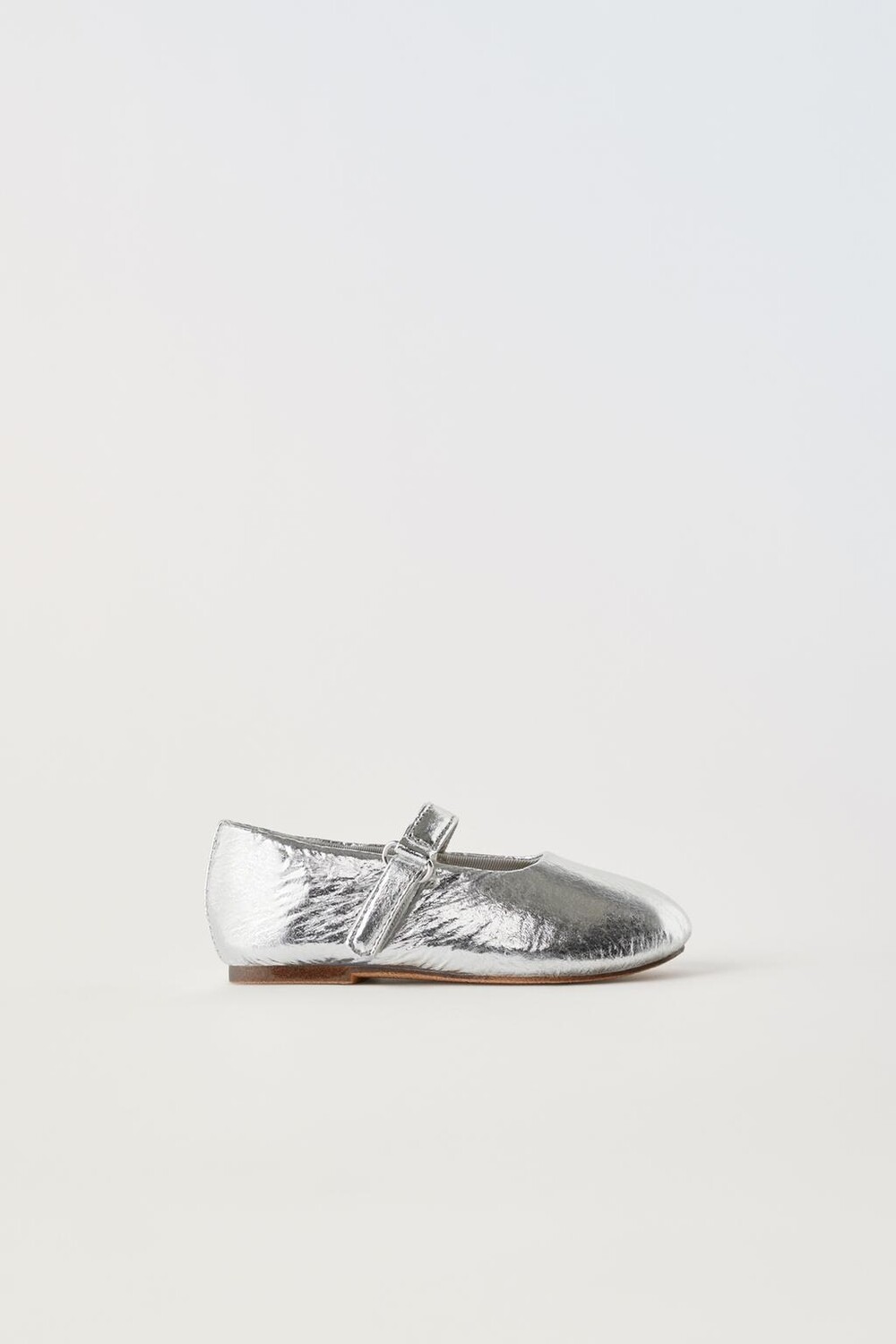 

Балетки металлический ZARA, серебро