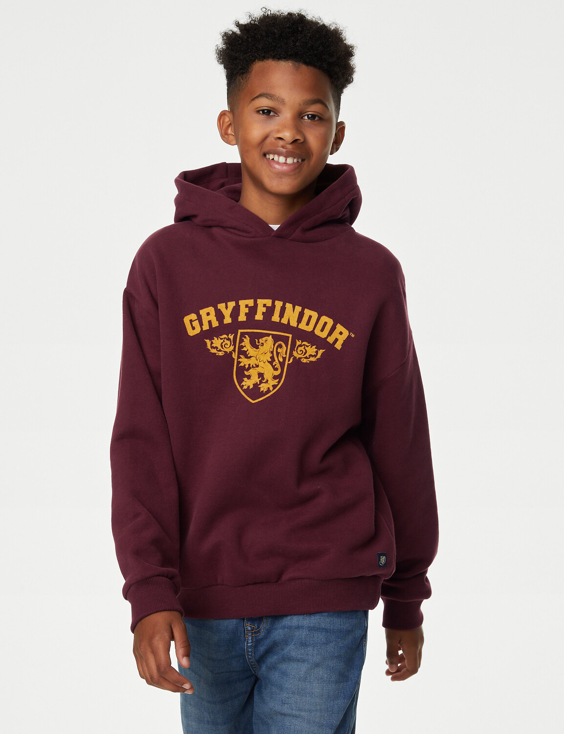 

Толстовка с капюшоном Harry Potter из хлопка (6–16 лет) Marks & Spencer, желтый