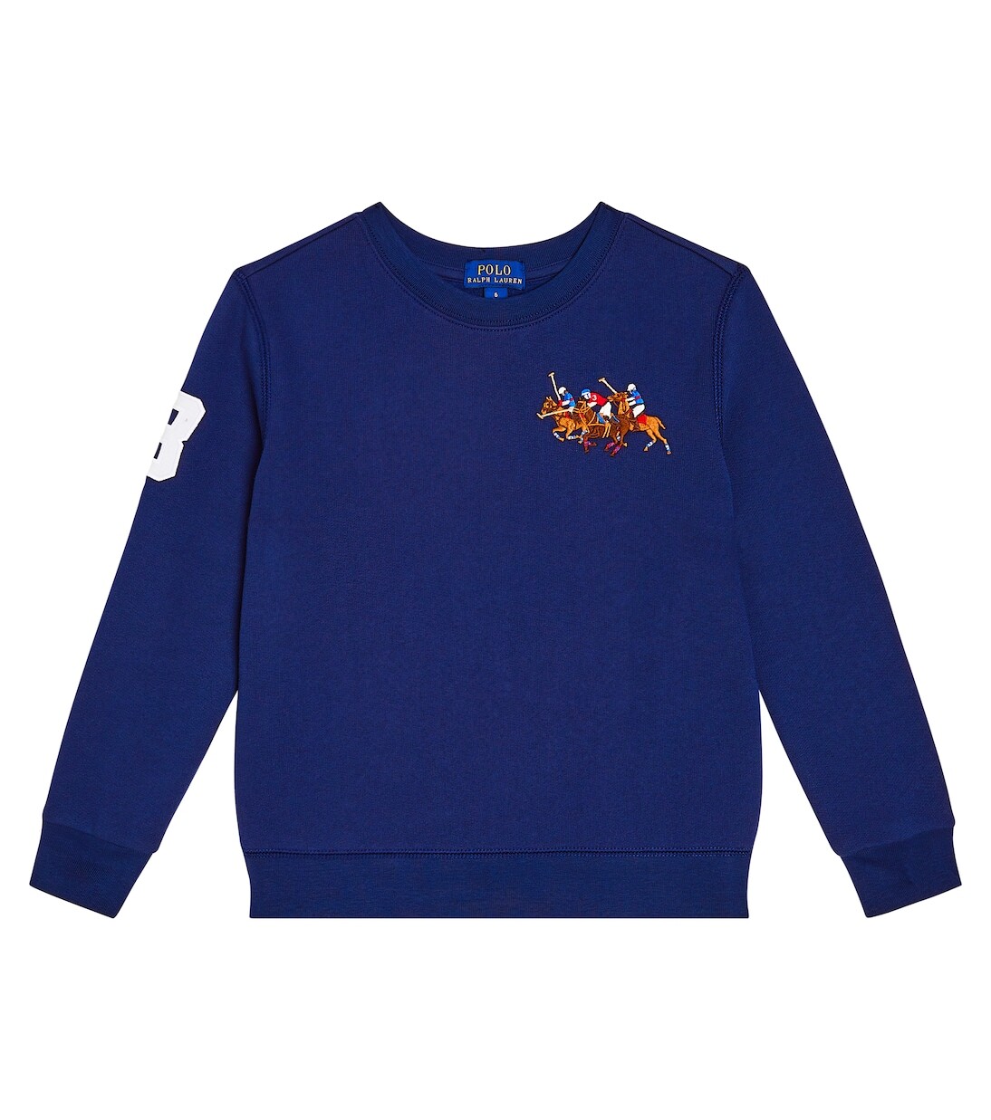 

Толстовка из хлопкового джерси Polo Ralph Lauren Kids, синий