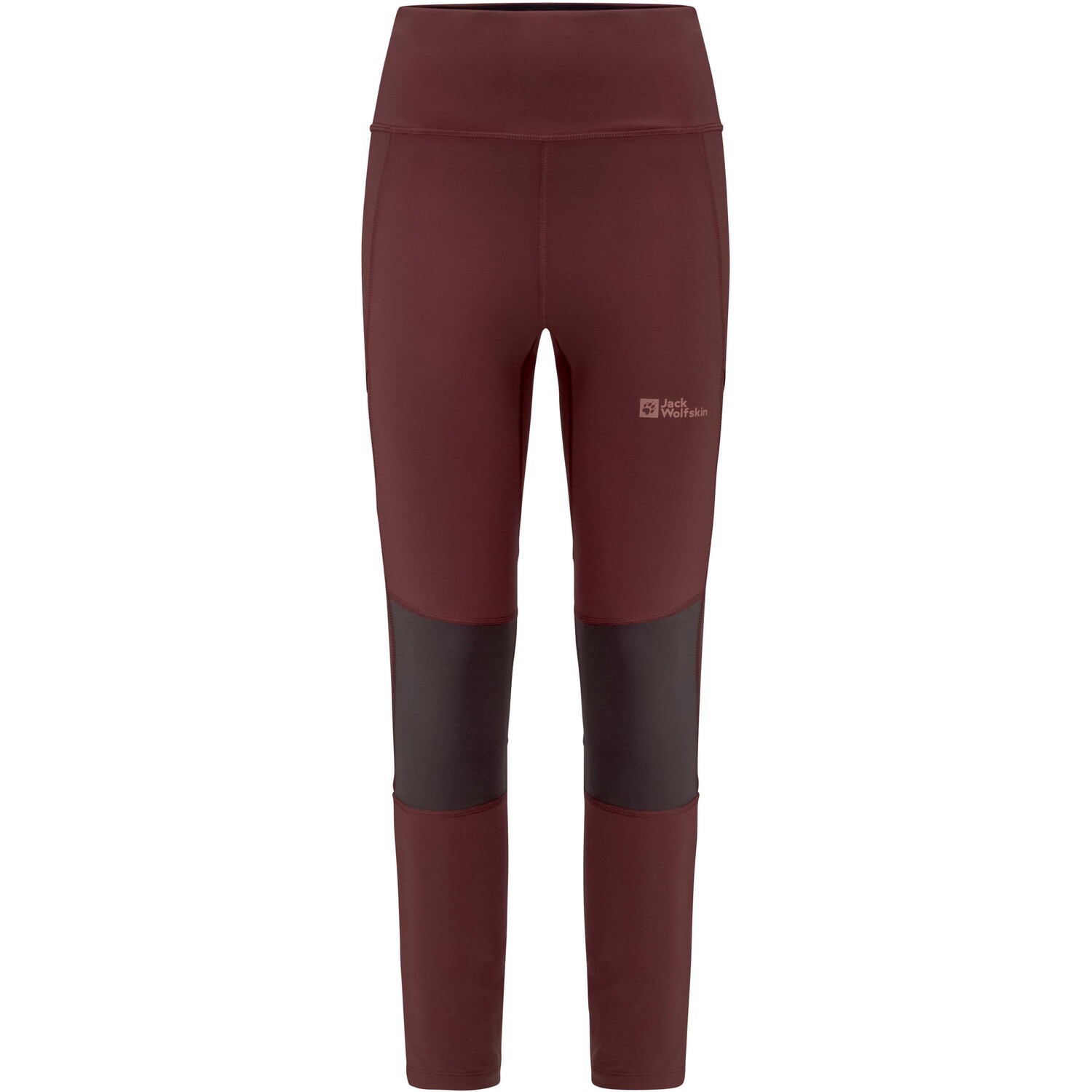 

Спортивные леггинсы Jack Wolfskin Tights KAMMWEG, цвет dark maroon