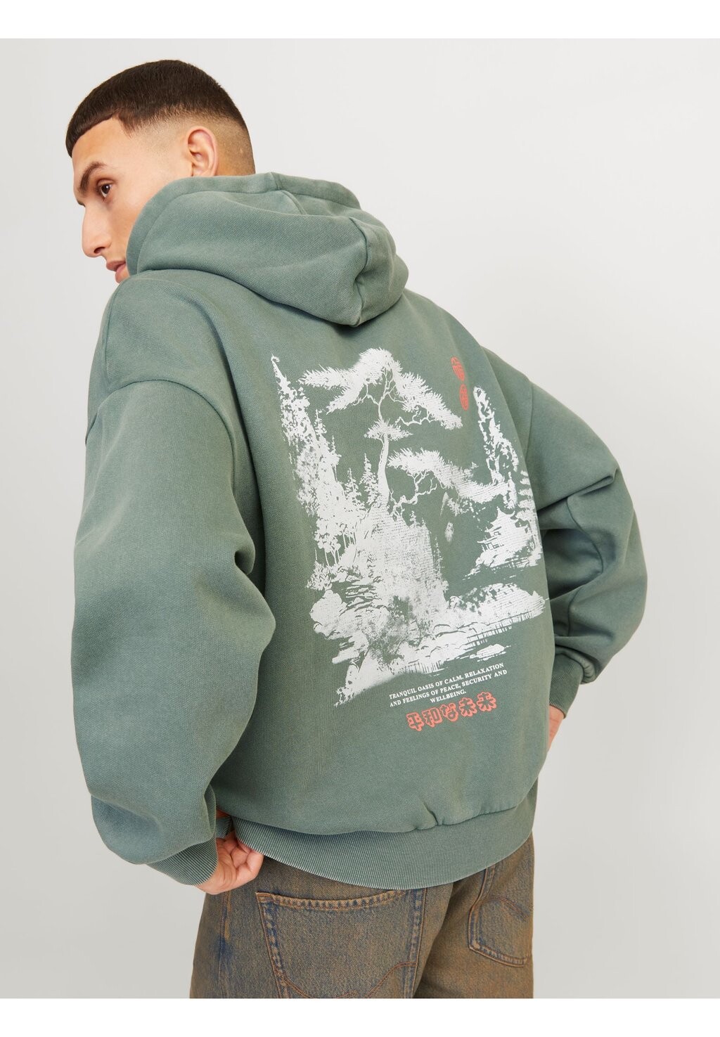 

Толстовка JORMELLOW HOOD UNISEX Jack & Jones, цвет laurel wreath